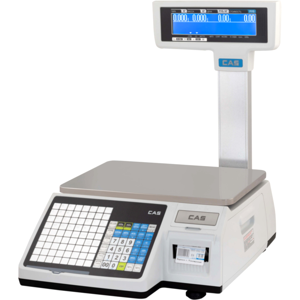 Весы с печатью этикеток CAS CL3000P